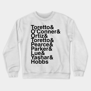 Fast and Furious Character Helvetica List Crewneck Sweatshirt